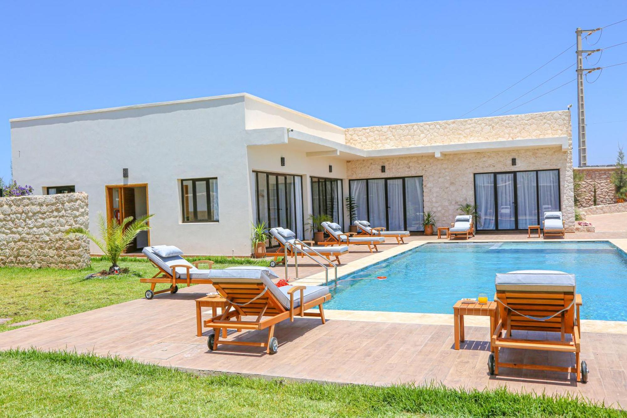 Villa La Rose Bleue - Residence Hoteliere Avec Piscine - Essaouira Exterior photo